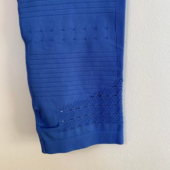 Gymshark Energy Seamless Cropped Leggings Size Medium High Rise Athleisure - Picture 7 of 14